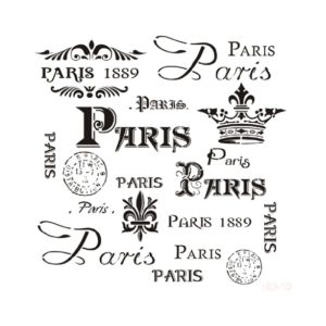 Stencil PARIS



25x25cm
