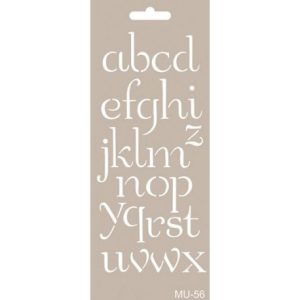 Stencil Mix Media ABECEDARIO