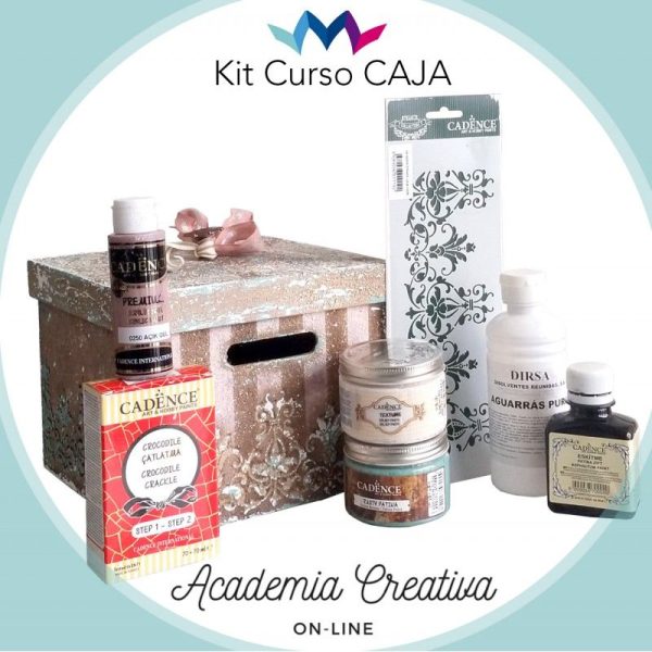 Kit Caja Vintage ACADEMIA CREATIVA - Imagen 3