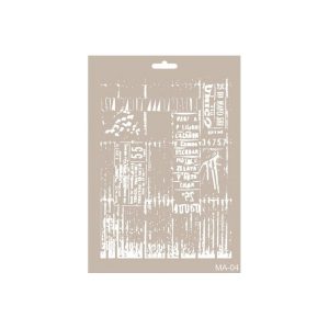 Stencil Mix Media ANUNCIOS