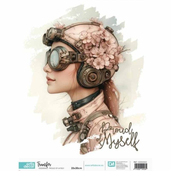 Transfer DTF textil 25x30cm. Spring Portrait 2 Artis Decor